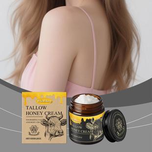 WOODSLEEP Beef Tallow Care Moisturizing Cream Nourishes and