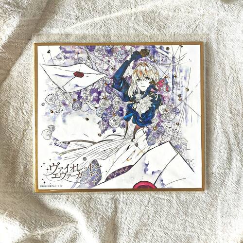 日谷色纸紫罗兰永恒花园周边薇尔莉特原画集色纸二次元日版