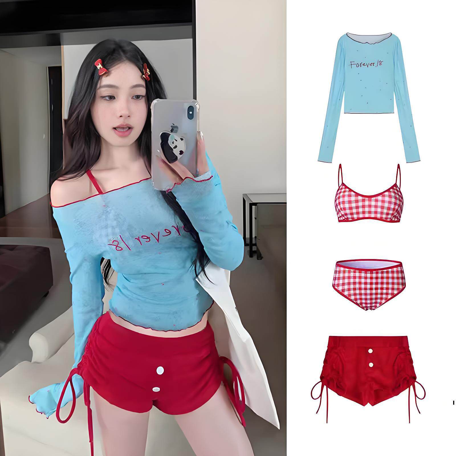 泳衣女款202高级感连身比基尼绝美小个子氛围感纯欲分体保守泳衣