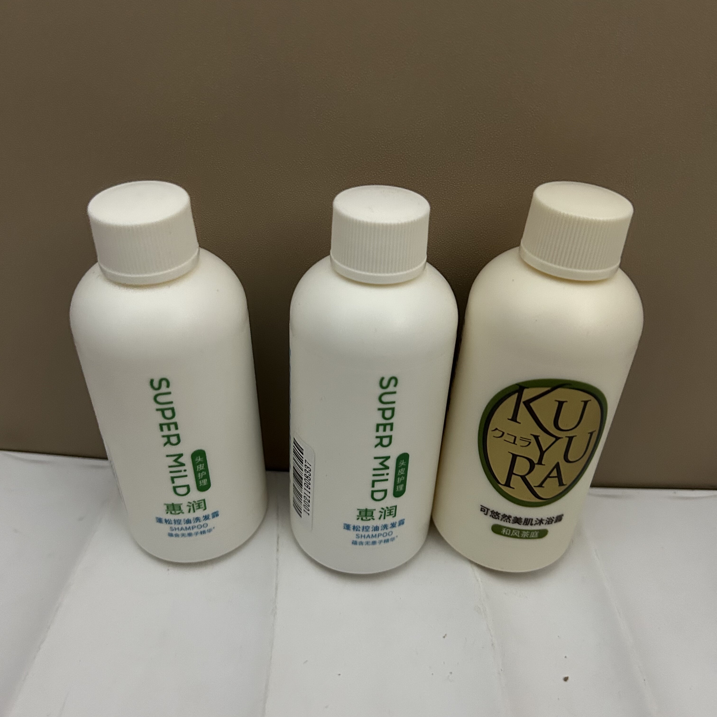 可悠然美肌沐浴露旅行装90ml+惠润韧发丰盈洗发露90ml