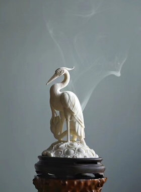 鹿角香薰炉一路高升桌面摆件