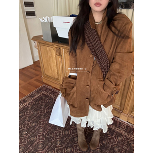 IN.CHOOSE U-高级简约大气设计多口袋短外套  86607#8