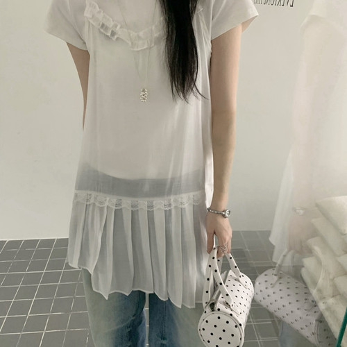 eternal.西子-不规则下摆百褶百搭不挑人叠穿神器吊带连衣裙51899