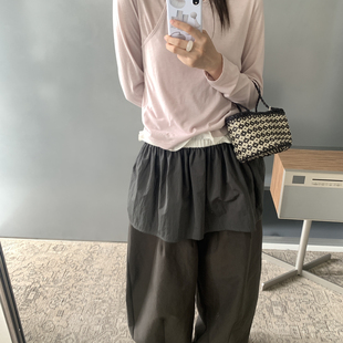 FEEL BLESSED-小众设计师品牌氛围感叠穿撞色个性半身裙AB530032