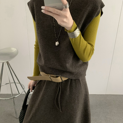 ternal.西子-色弹力大百搭针织衫套装（含6羊毛）(不含配件)M1306