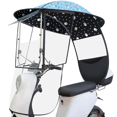 电动车遮阳棚防风防雨