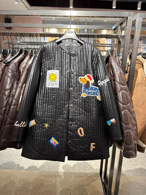 2025新款海宁真皮皮衣女绵羊皮宽松显瘦中长款加棉大码休闲外套