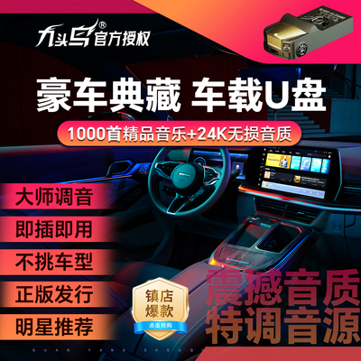 正品九头鸟车载u盘2025抖音流行新歌经典老歌潮流中文DJ嗨曲国语