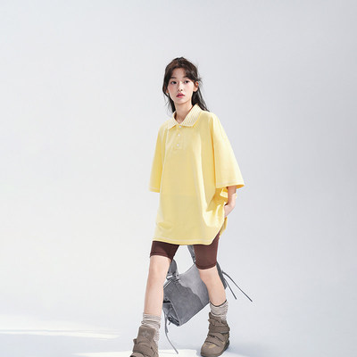 Anniehall official文艺宅男店GOODBAI逼格工作室230g休闲Polo衫