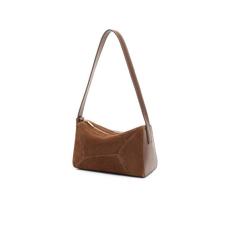 女包包通勤托斯卡纳小方包秋冬绒面单肩包复古斜挎包x9321ax4