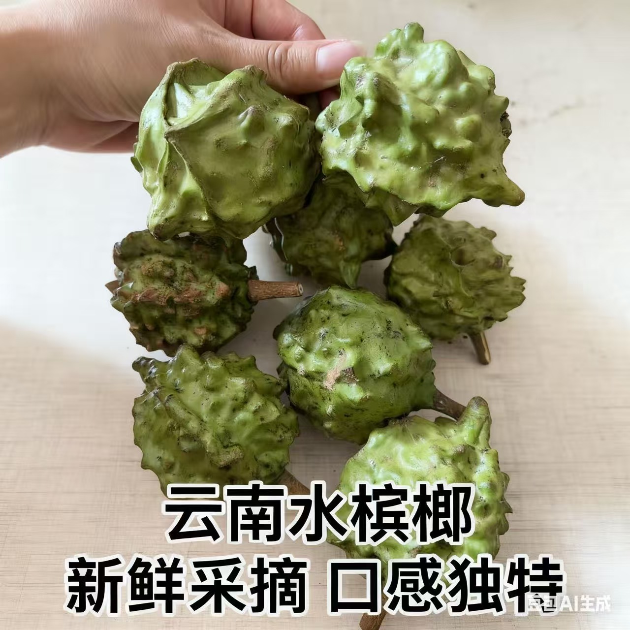 云南山野水槟榔新鲜采摘马槟榔 稀有鲜果产地直发稀有水果