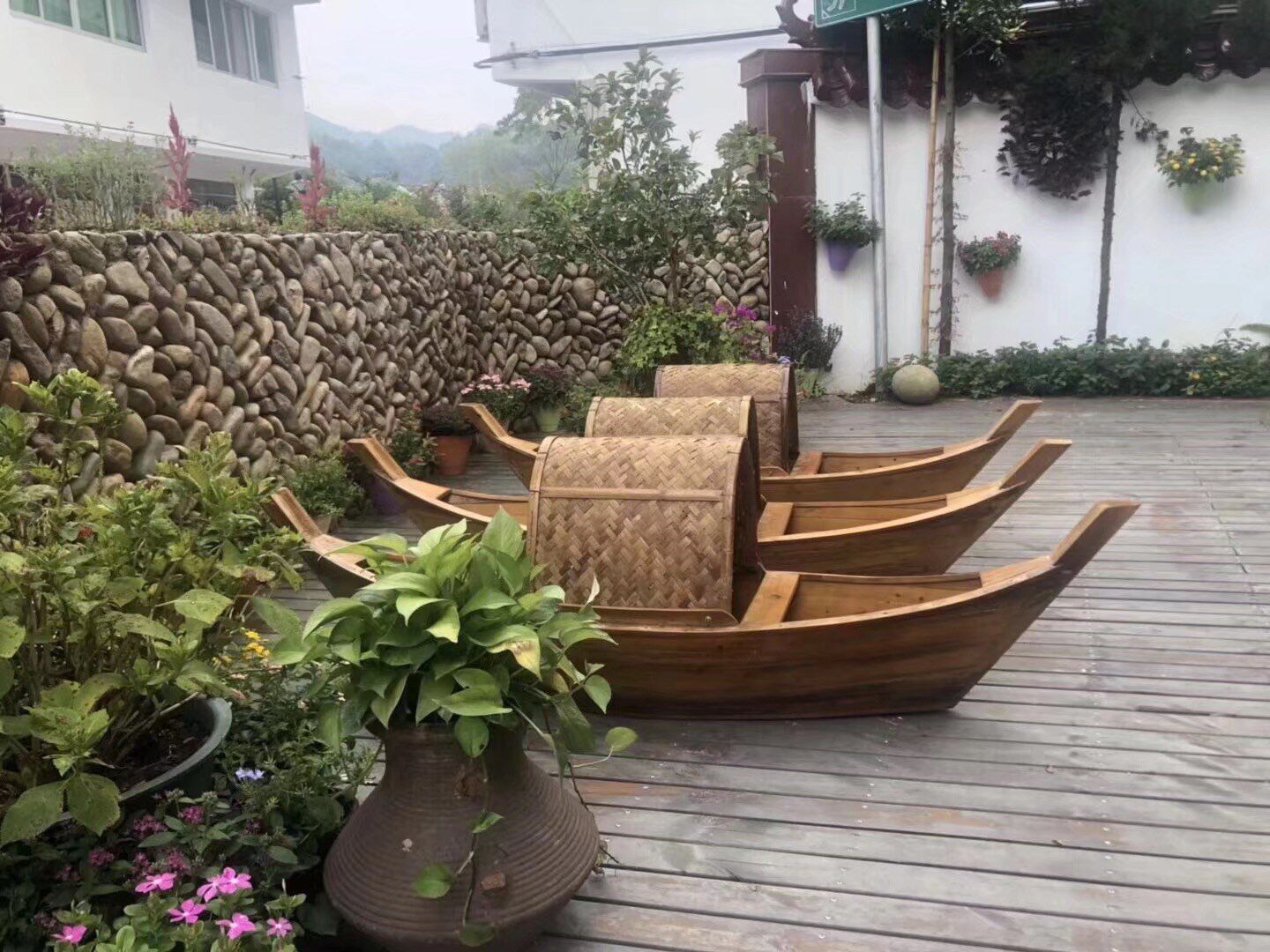 木船工艺装饰船2头尖景观船摄影道具欧式小木船花船手划船酒店在类目 家居饰品, 工艺船中 - 来自Buy2taobao.com提供专业的淘宝代购服务