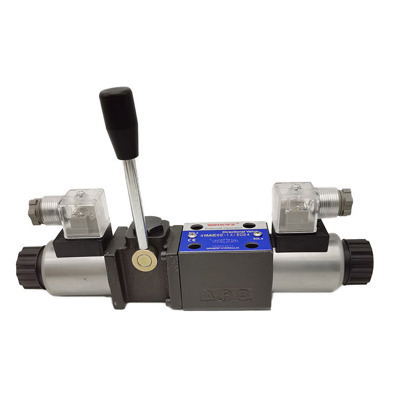 WANERF万尔福4WMME6E-1X/ED24手动电磁两用液压双向换向阀油压阀