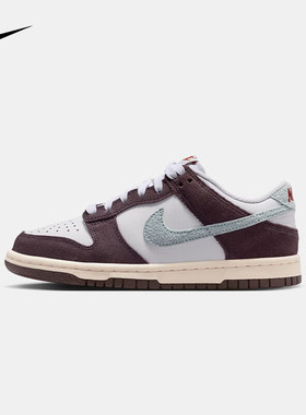 耐克NIKE板鞋女鞋Dunk Low低帮休闲鞋复古大童运动鞋 IB5691-100