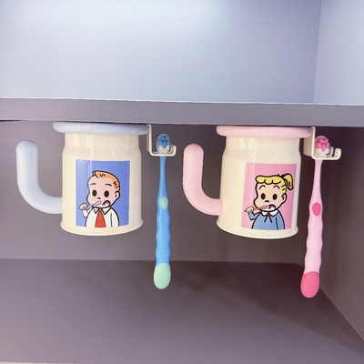 牙刷置物架磁吸漱口杯