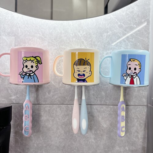 儿童刷牙杯牙刷杯304不锈钢