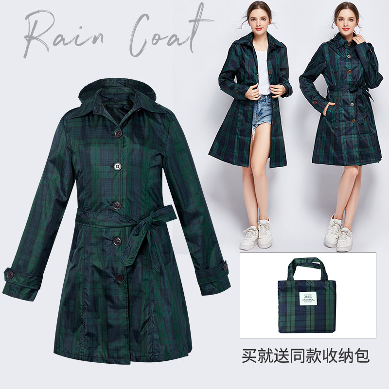薄单人成人雨衣/分体腰带款