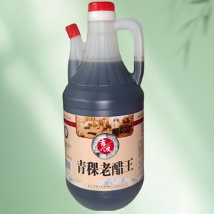 青海吉友湟源陈醋老醋王老陈醋熏醋青稞醋香醋饺子食醋调料800g