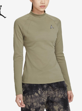 Nike/耐克正品26夏Air Jordan女子运动休闲简约长袖T恤DV1421-351