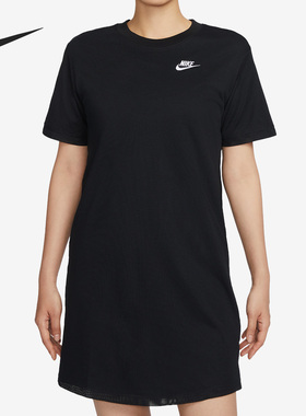 Nike/耐克正品夏季圆领休闲透气女子运动连衣裙FB8342-010