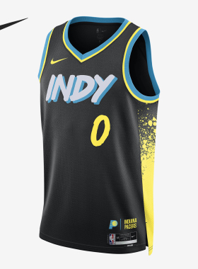 Nike/耐克正品印第安纳步行者队男士无袖篮球背心DX8504-010