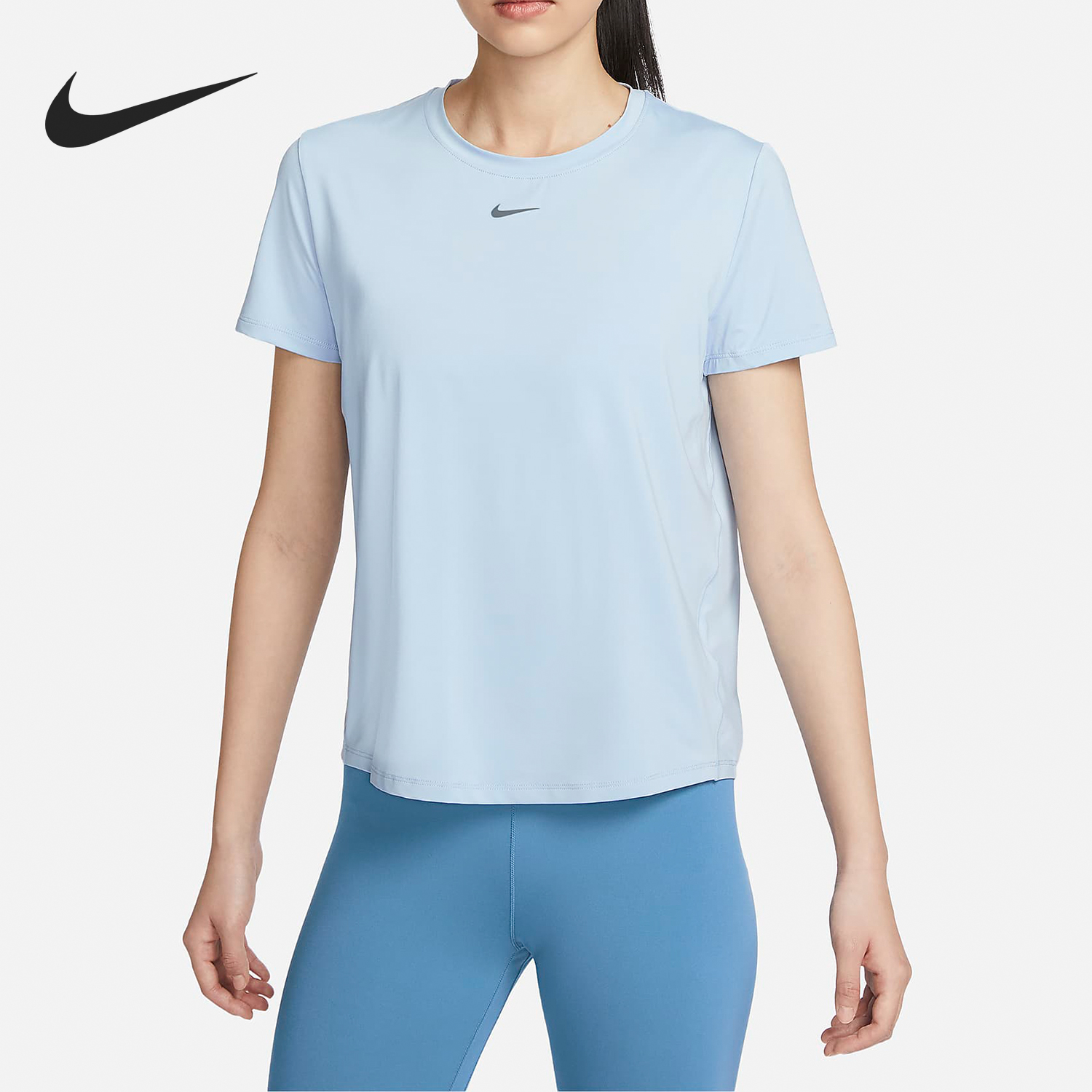 Nike/耐克正品夏季女士宽松透气训练休闲运动T恤FN2799-440