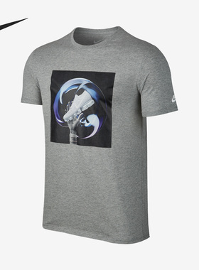 Nike/耐克正品夏季男子运动圆领简约透气休闲短袖AH8400-063