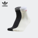 针织运动袜两双装 三叶草男女同款 JE9284 阿迪达斯正品 Adidas