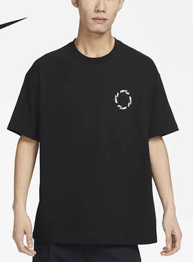 Nike/耐克正品夏季新款宽松印花男子运动短袖T恤FB8143-010