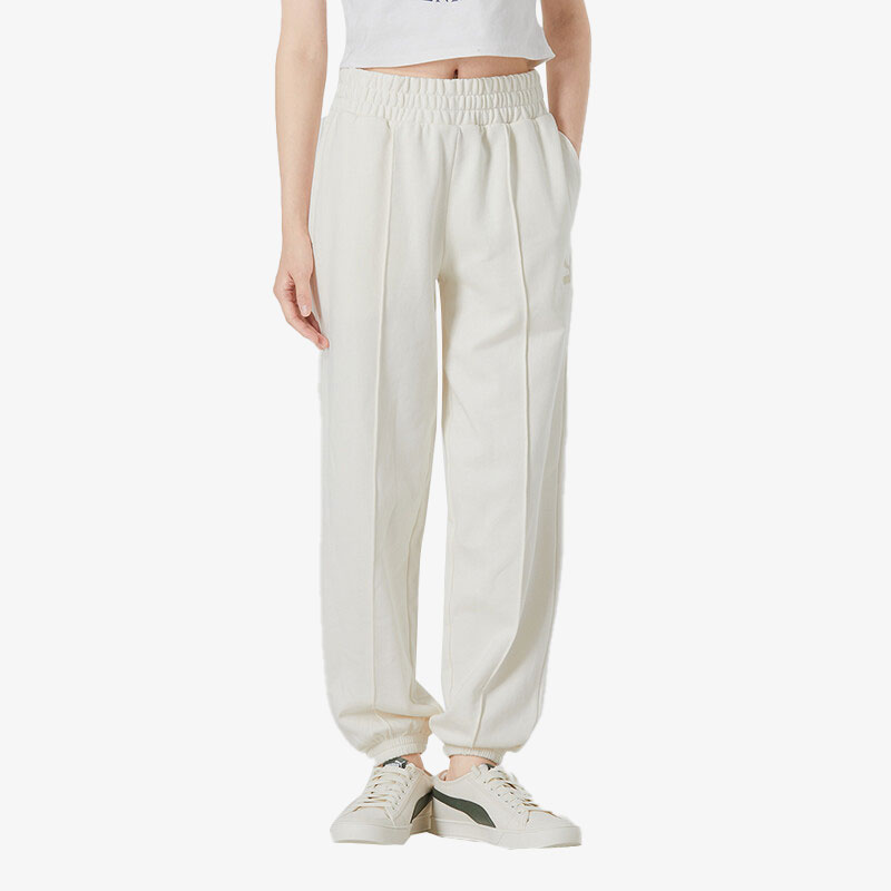 Puma/彪马正品新款女子休闲运动舒适简约宽松长裤 673628-99