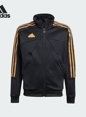 Adidas/阿迪达斯正品J NP TTOP大童针织时尚夹克外套IW1529
