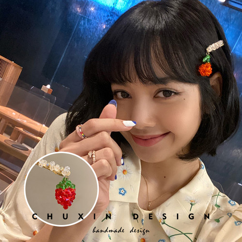 发夹水钻甜美少女头饰韩国