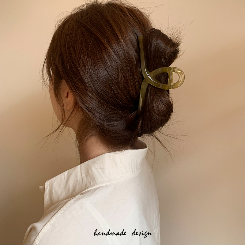 初心cx抓夹日韩高级色系发夹