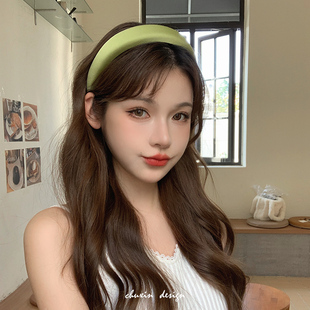 发箍女2023年春夏新款 高级感网红高颅顶洗脸外出压发头箍发卡头饰