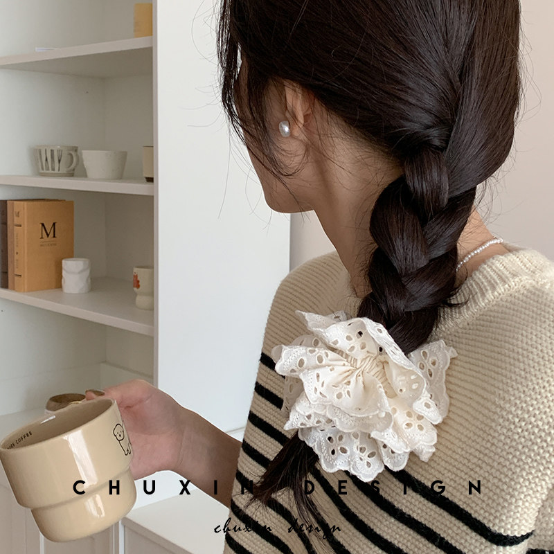 赵露思同款发圈复古镂空蕾丝大肠圈马尾扎头绳丸子头发绳头花韩国,饰品/流行首饰/时尚饰品新,发饰,淘宝优惠券,粉丝福利购,淘宝优惠卷