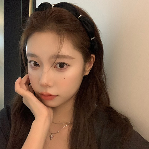 初心cx发箍日韩气质珍珠头箍发卡