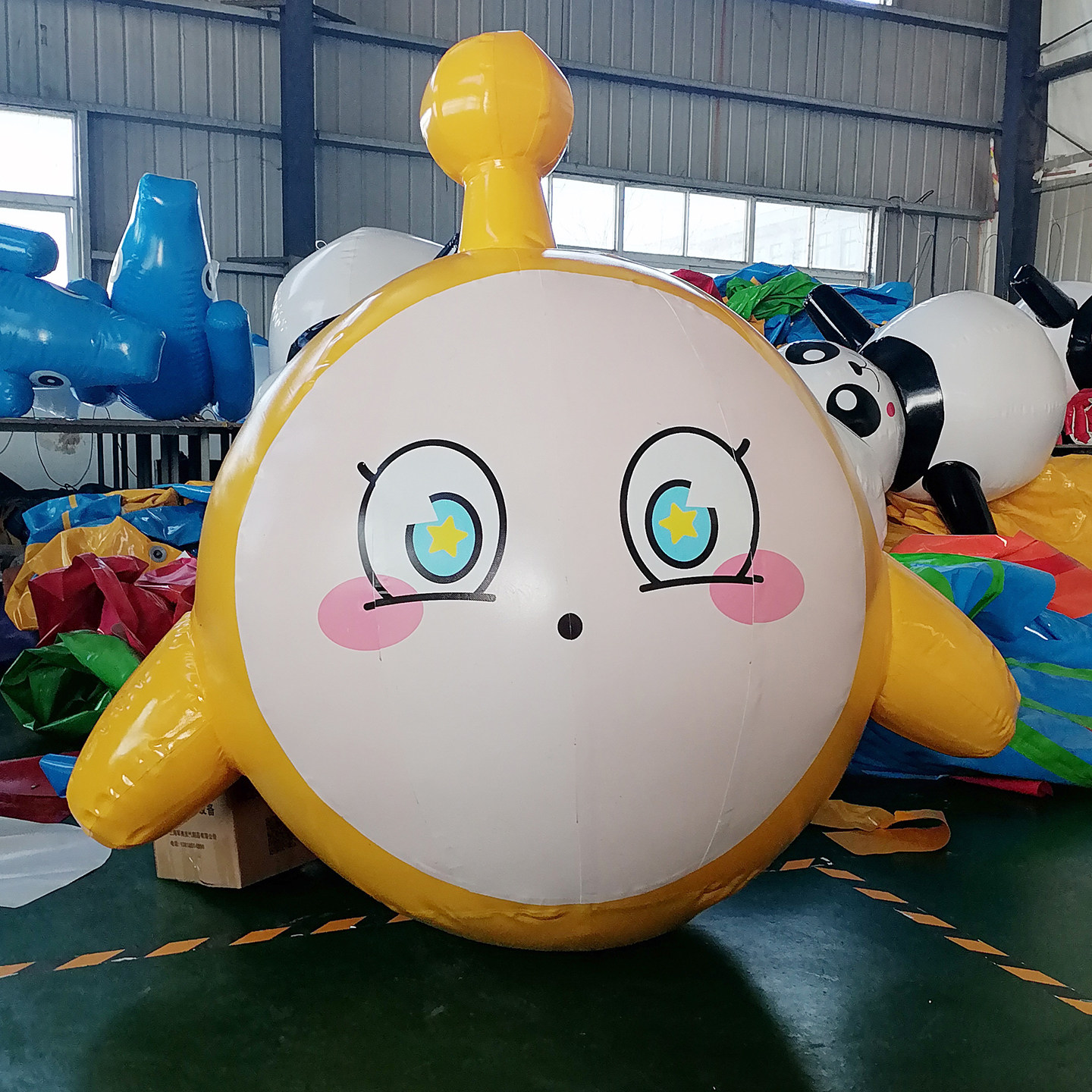 蛋仔充气不倒翁商用大号加厚玩具机器猫皮卡丘淘气堡卡通不倒翁新