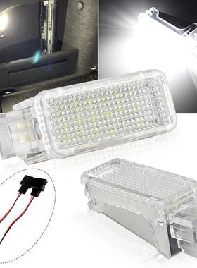 适用奥迪A1A3A4LA6LA7A8LTTQ3Q5Q7门灯LED迎宾灯后备箱灯手套箱灯