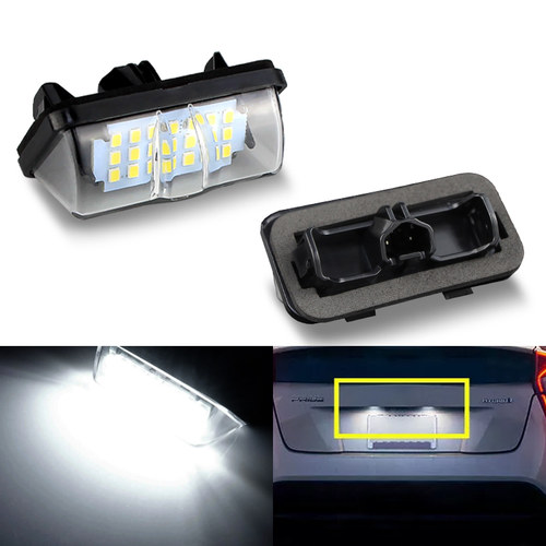 适用丰田埃尔法 Vellfire威尔法 10 20 30系荣放RAV4车牌灯牌照灯