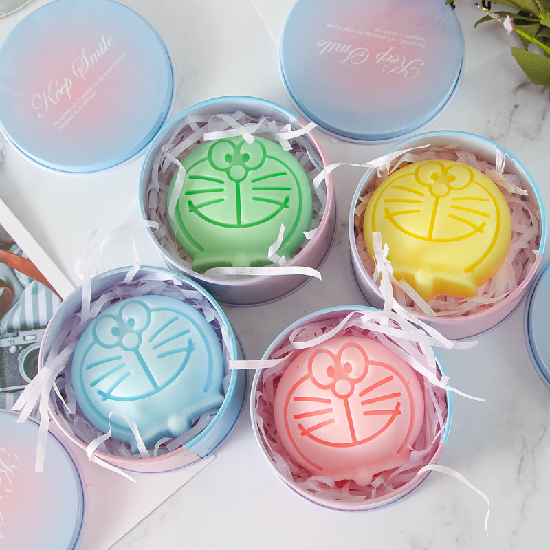 卡通叮当猫精油皂公司礼物手工皂