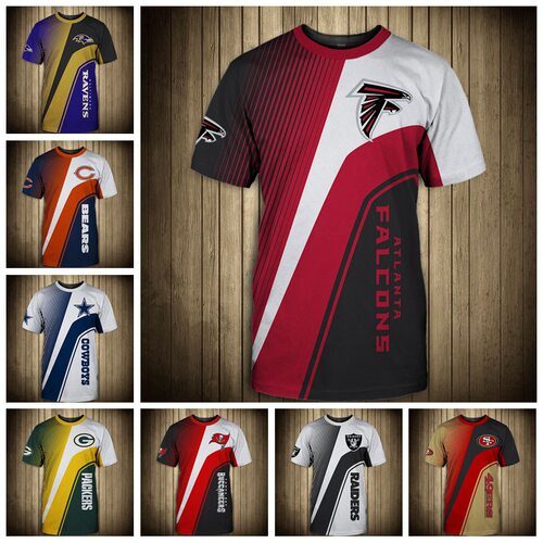 速卖通eBay橄榄球T恤数码印花3D