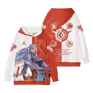 王者荣耀联名卫衣男女神威马超李信李白青少年cos衣服儿童秋冬