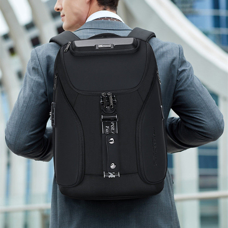 出差旅行双肩包大容量防盗笔记本电脑包高级感时尚潮流商务男背包