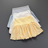 高颜值运动短裙女秋季 户外跑步训练健身半身裙高腰显瘦瑜伽花苞裙