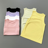 弹力背心 速干跑步健身宽松外穿瑜伽服上衣罩衫 夏季 女运动背心无袖