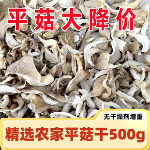 无干燥剂新货平菇干货干蘑菇干菌菇类白菇干平菇丝条非凤尾菇