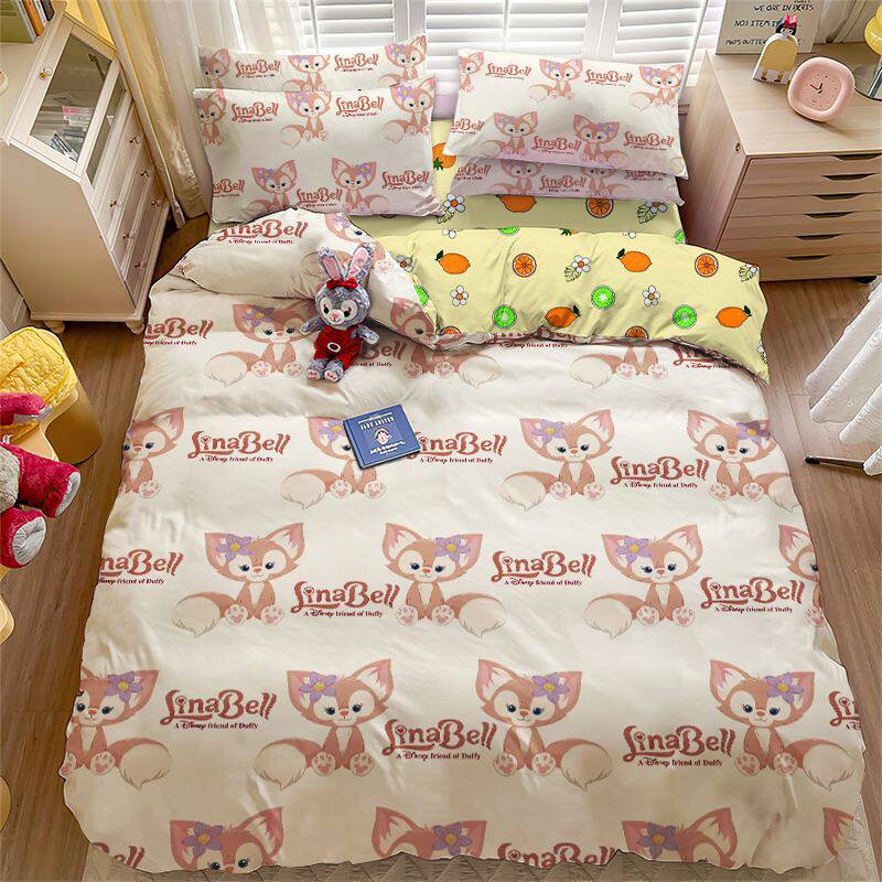 2024龙年少女心卡通星黛露床上四件套学生儿童卧室宿舍单人床三件