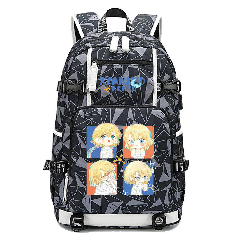 2024人鱼陷落的书包周边兰波二次元男女青少年初高中中小学生双肩