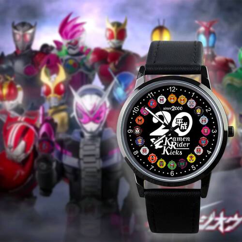 2024假面骑士周边平成20周年纪念同款防水手表EX-AID BUILD学生表