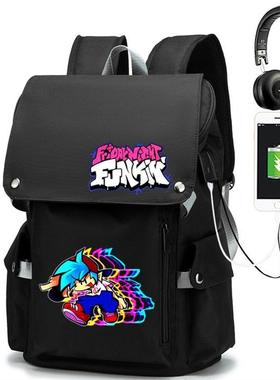 2024Friday Night Funkin黑色星期五周五夜放克双肩包初高中学生